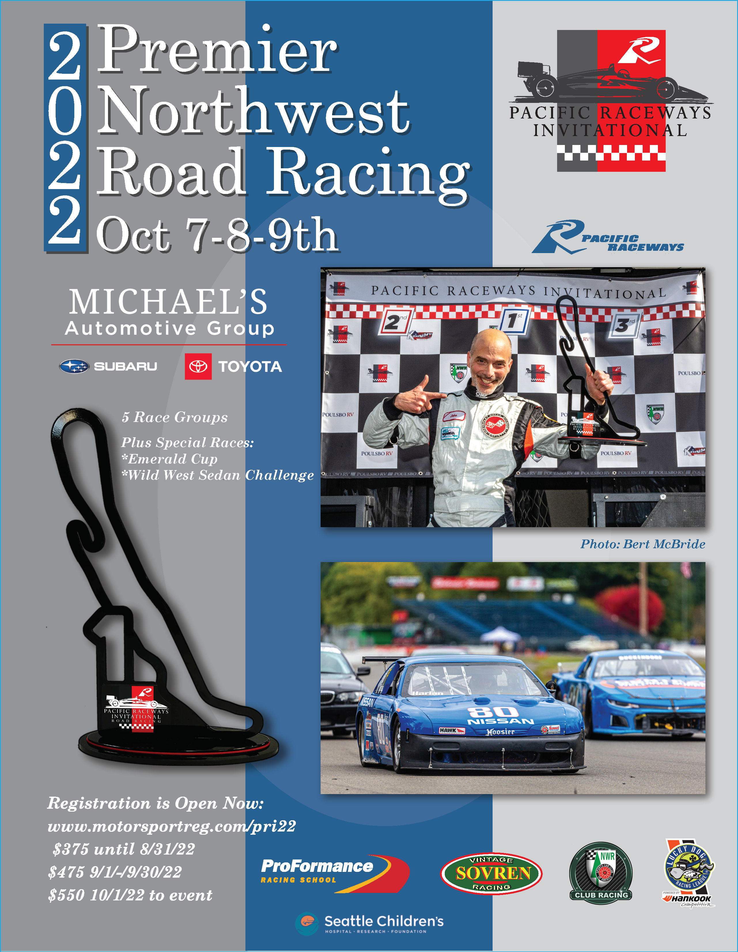 2022 Poster: Pacific Raceways Invitational October 7-8-9